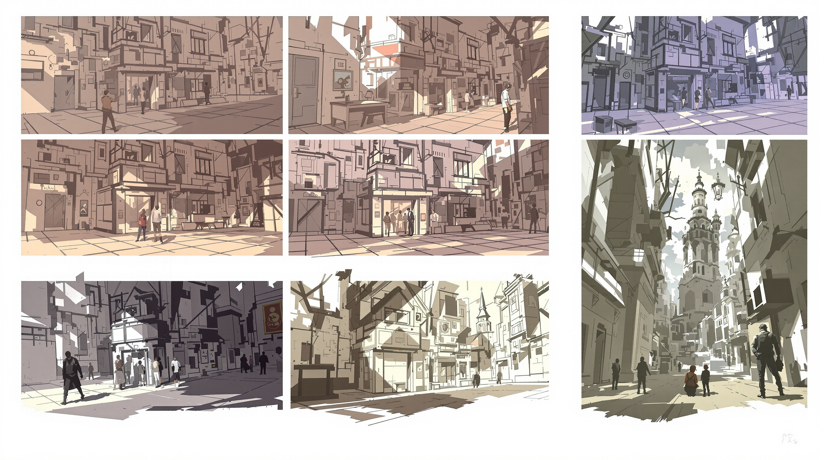 Processus de création inspiré par l'art contemporain